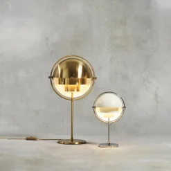 Multi-Lite Portable Lamp, white semi matt/chrome