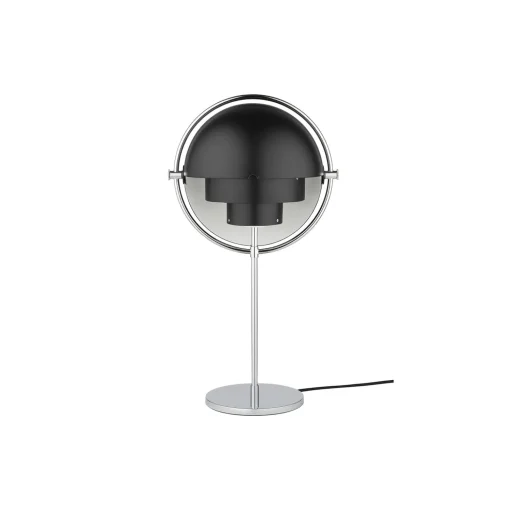 Multi-Lite Table Lamp, black semi matt/chrome