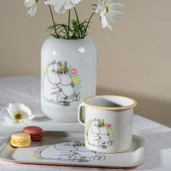 Mumi emaljekrus flowers