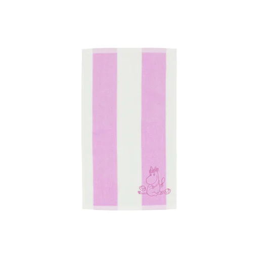 Mumi Muslinger håndklæde 30x50 cm, pinkstribet