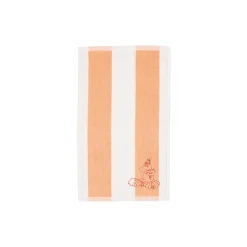 Mumi Snorkfrøken håndklæde 30x50 cm, ferskenstribet