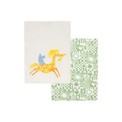 Mumi viskestykkesæt Fest, grøn