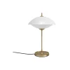 MUSLING™ bordlampe, opal/brass