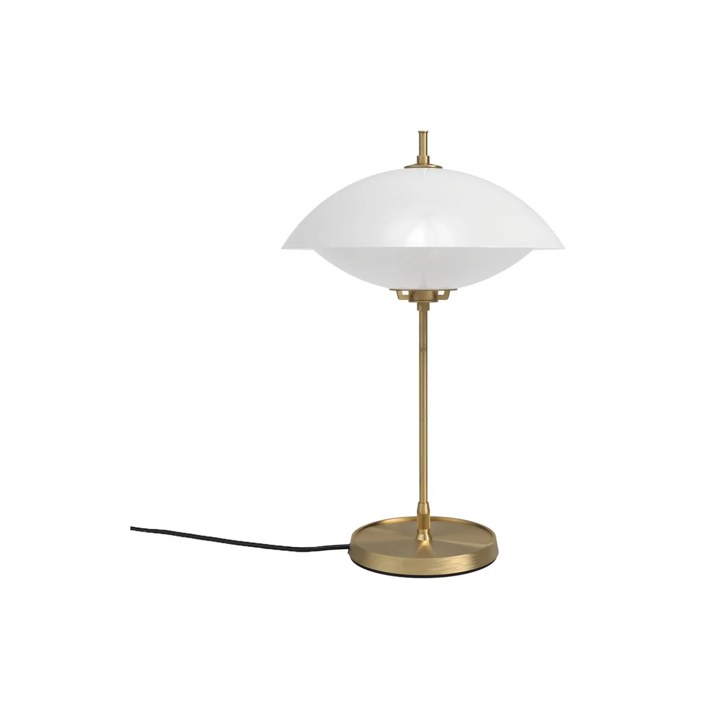 MUSLING™ bordlampe, opal/brass