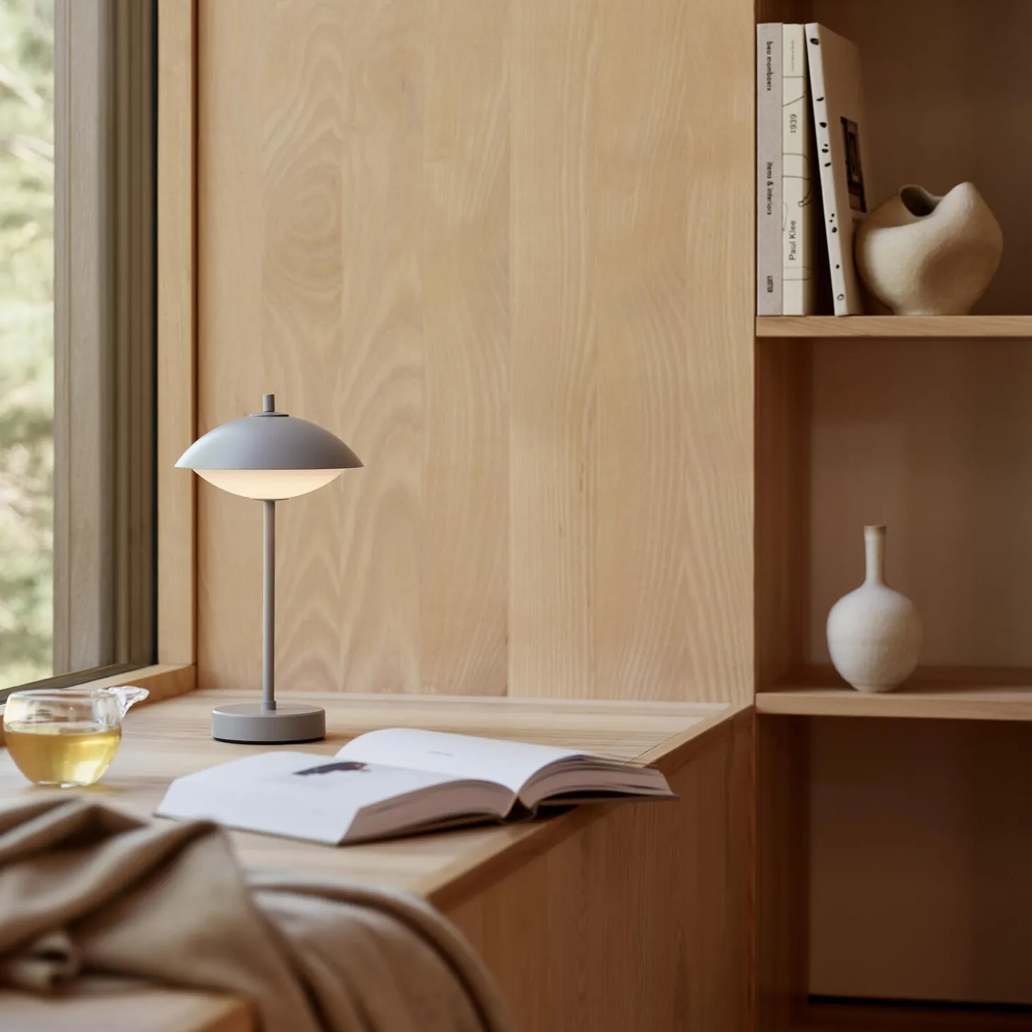 Musling™ transportabel lampe, nine grey