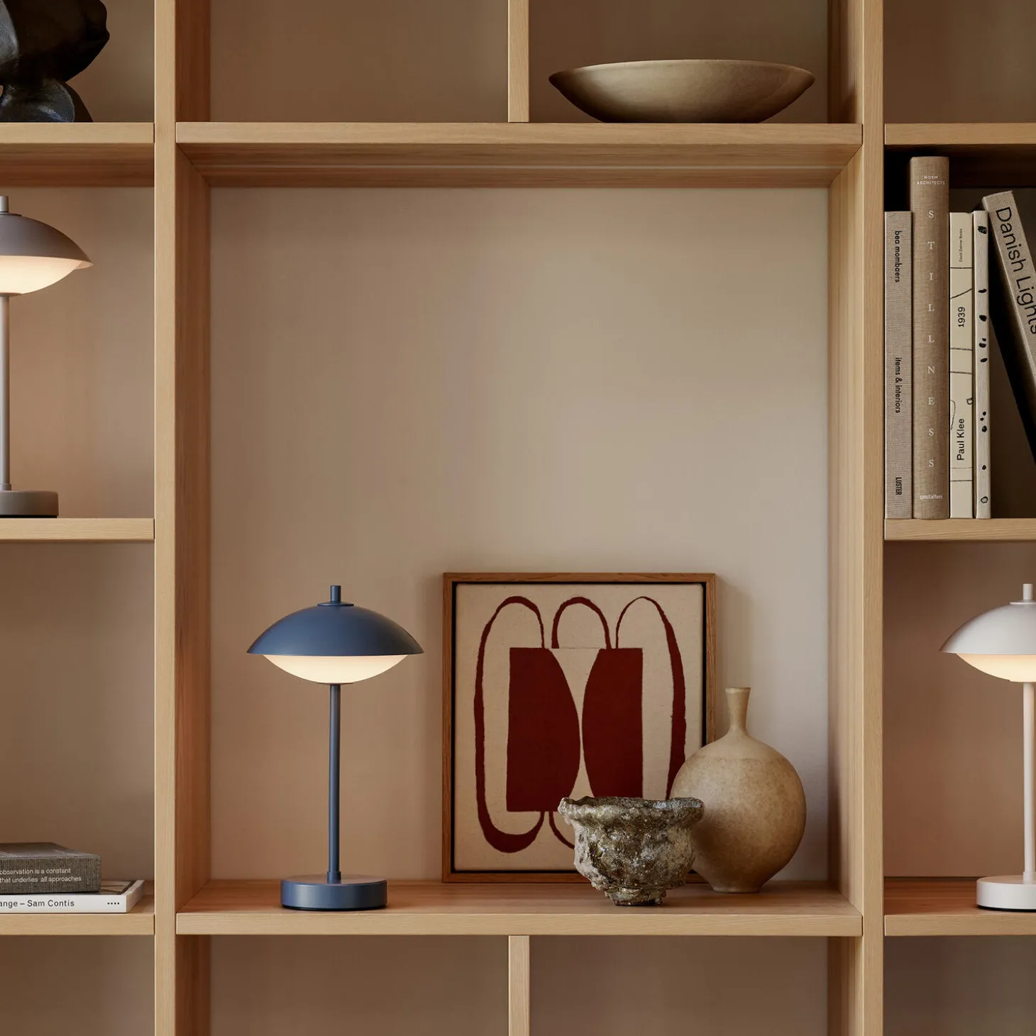 Musling™ transportabel lampe, nine grey