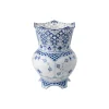 Musselmalet Helblonde vase 22 cm