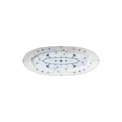 Musselmalet Riflet fad 60 cm