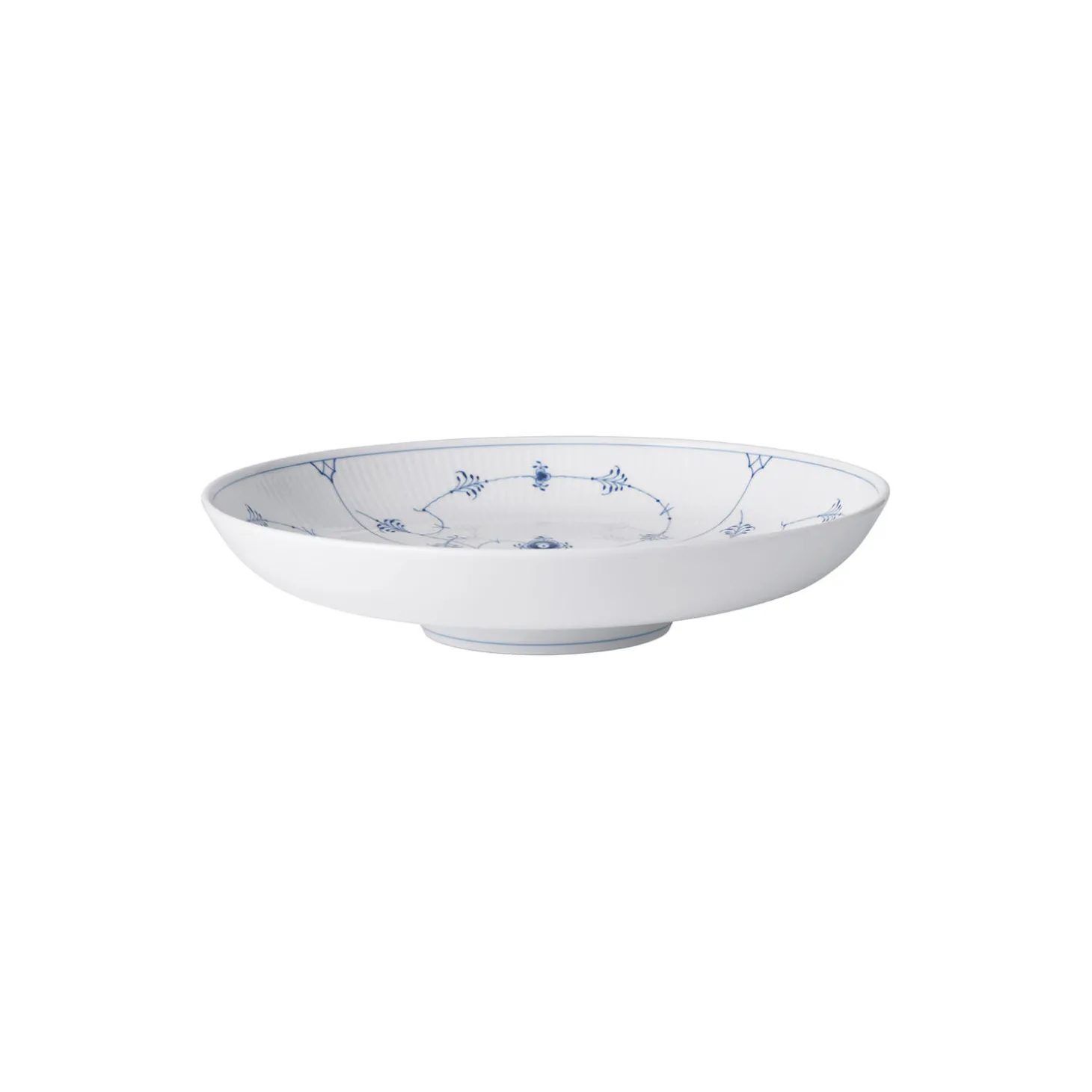 Musselmalet Riflet skål 34 cm