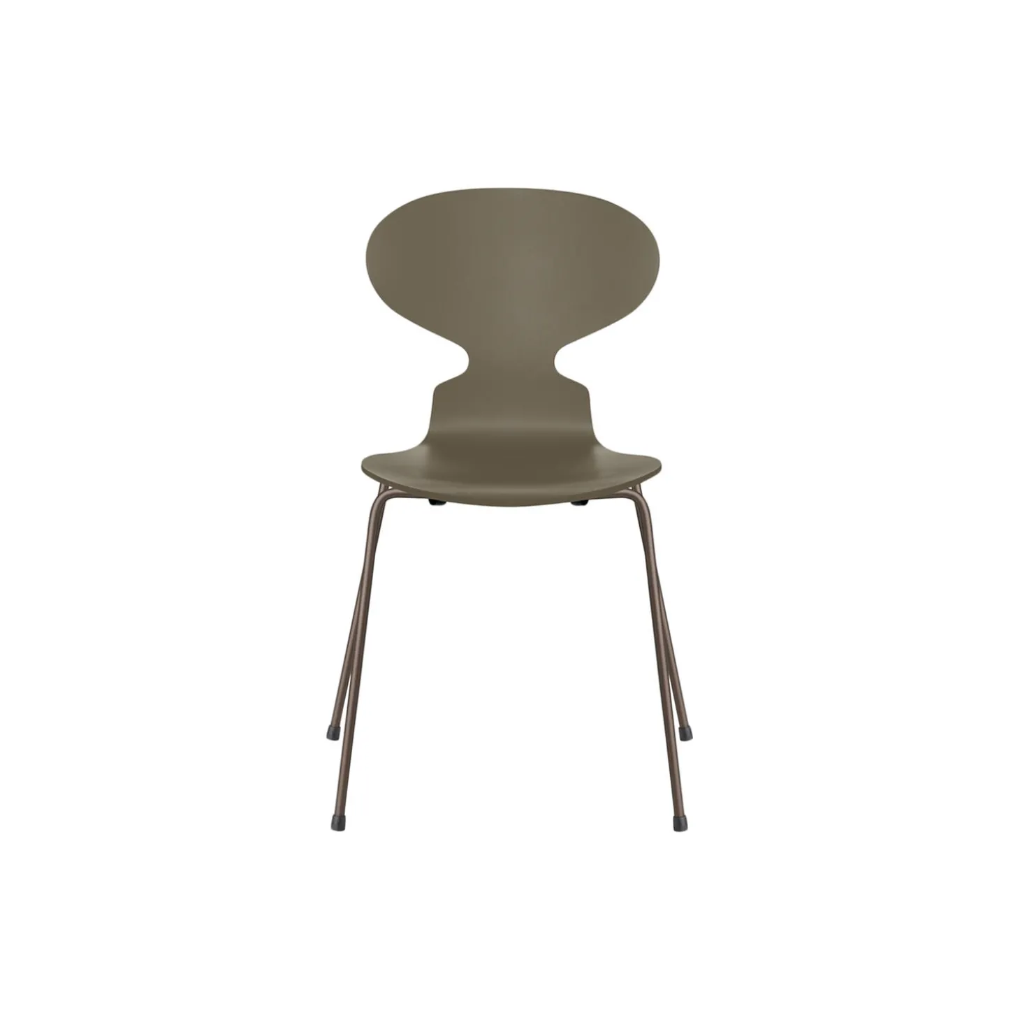 Myren™ 3101 fuldlakeret stol, olive green/brown bronze