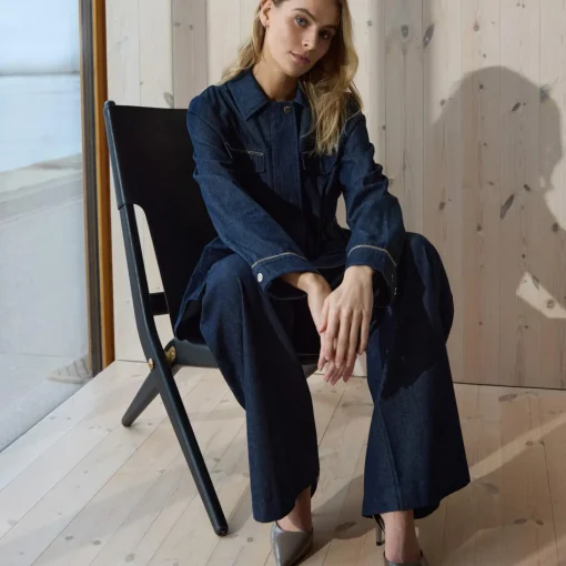Naira denimpants, della blue