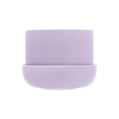 Nappula urtepotte med underskål lille, lys lilla