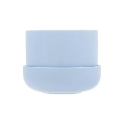 Nappula urtepotte med underskål lille, aqua