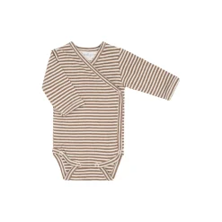 Newborn Wrap Body, almond/offwhite