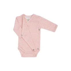 Newborn Wrap Body, coral/offwhite