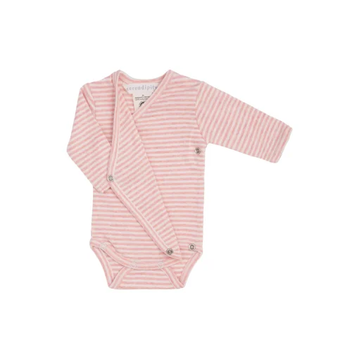 Newborn Wrap Body, coral/offwhite