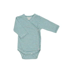Newborn Wrap Body, nile/offwhite