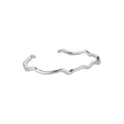 Nina Bangle Armbånd, forsølvet
