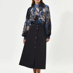 NitaDEA Blouse Long Sleeved, alepidia blue