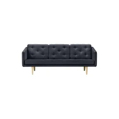 No. 1 2003 3 pers. sofa, navy/lakeret eg