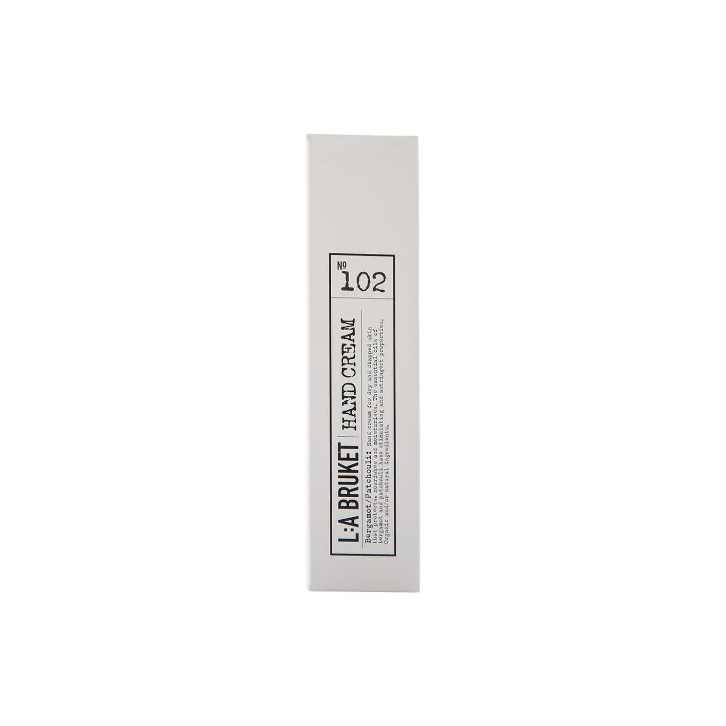 No. 102 Hand Cream, bergamot/patchouli