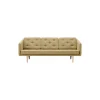 No. 1 3-pers. sofa, Fiord 422/lakeret eg
