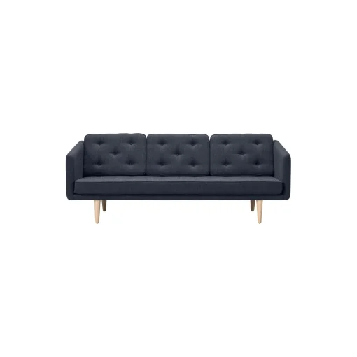 No. 1 3-pers. sofa, Fiord 782/lakeret eg