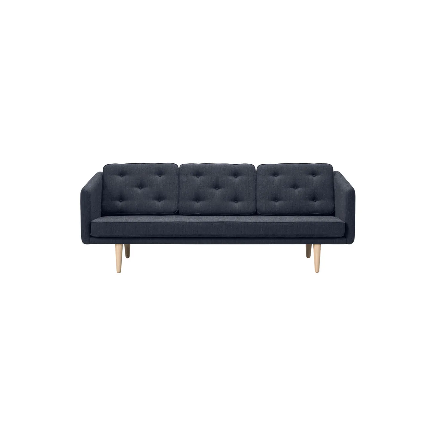No. 1 3-pers. sofa, Fiord 782/lakeret eg