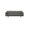 No. 1 3-pers. sofa, Fiord 151/sæbebehandlet eg