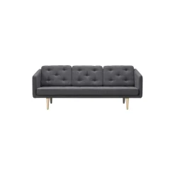 No. 1 3-pers. sofa, Fiord 191/sæbehandlet eg