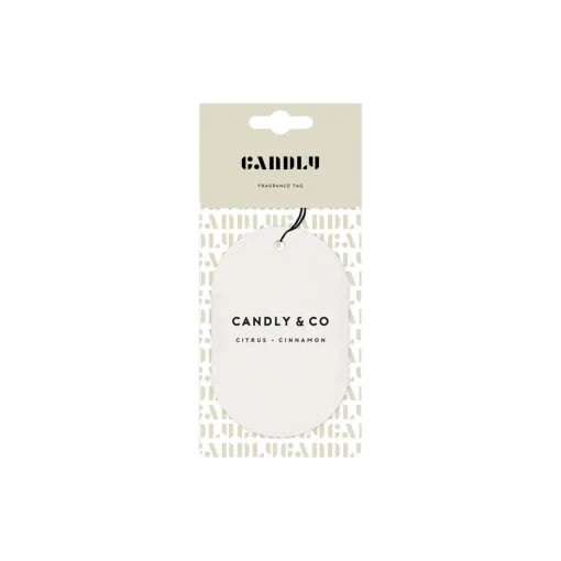 No. 3 Scented Car/Room Tag, Citrus/Cinnamon
