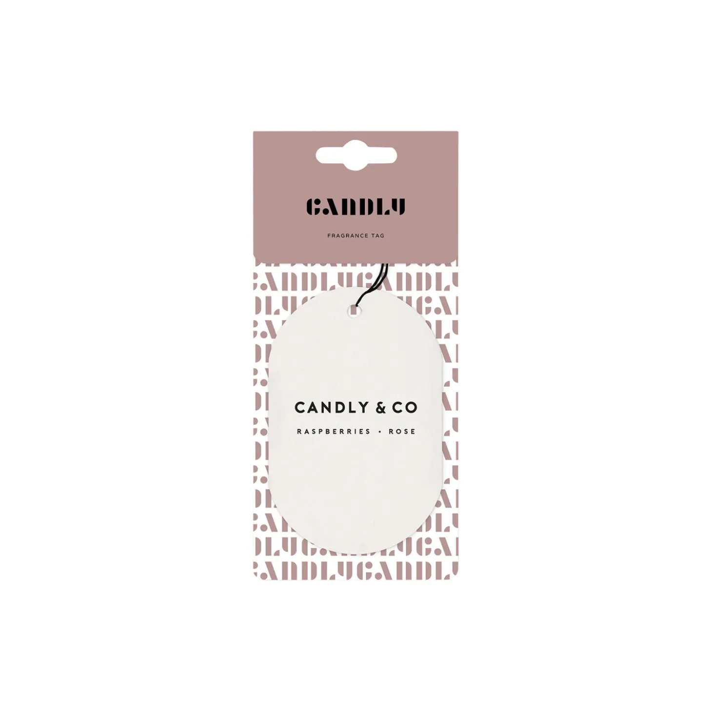 No. 7 Scented Car/Room Tag, Raspberries/Rose