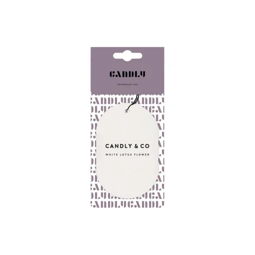 No. 8 Scented Car/Room Tag, White Lotus Flower