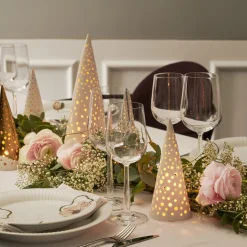 Nobili fyrfadsstage høj, snehvid