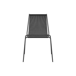 Noel Chair, black/black linen