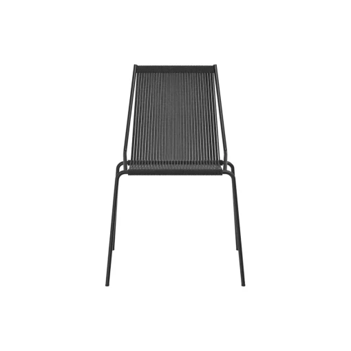 Noel Chair, black/black linen