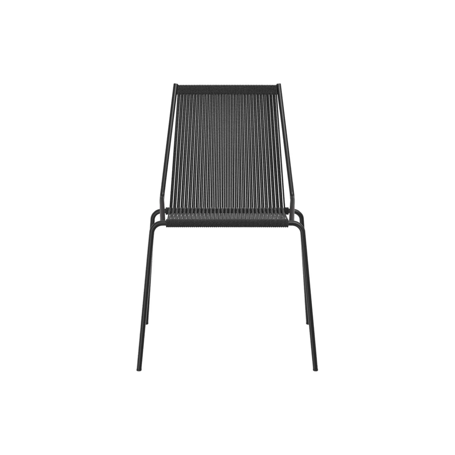 Noel Chair, black/black linen