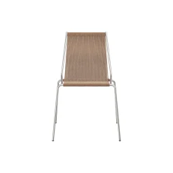 Noel Chair, steel/brown wool