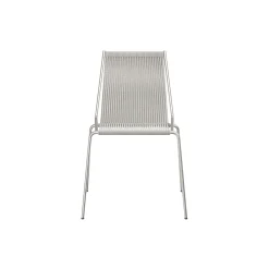 Noel Chair, steel/fair grey wool