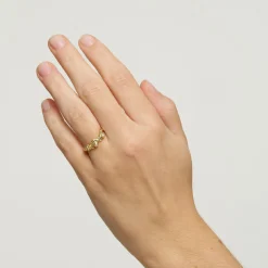 Noora Foil Ring, green