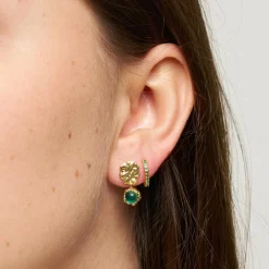 Noora Post Øreringe, rainbow moonstone