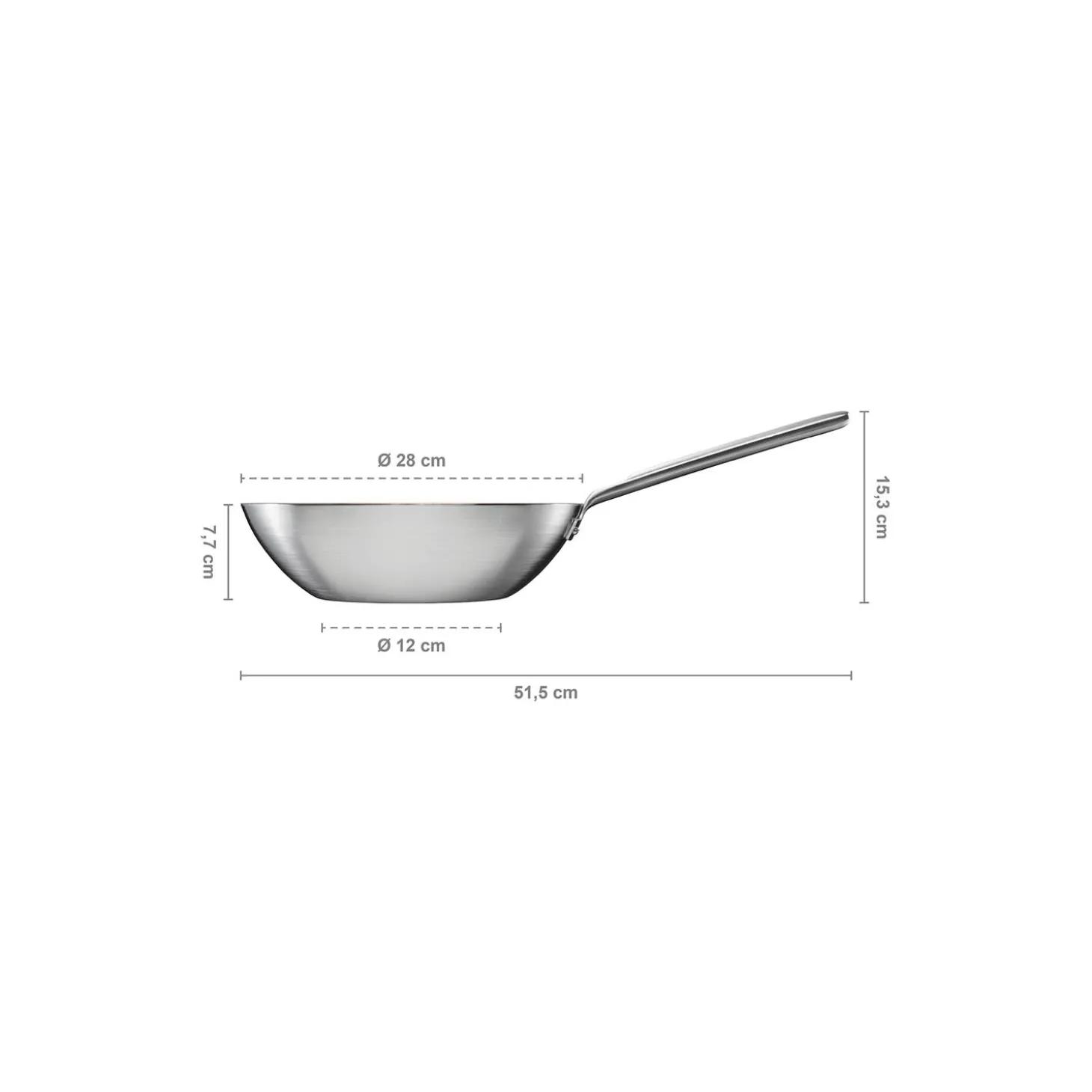 Norden Steel wok Ø 28 cm