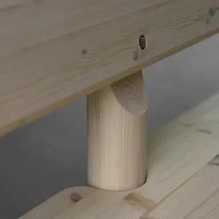 Nordsø bænk med ryglæn