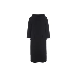 Noru kjole med krave, black