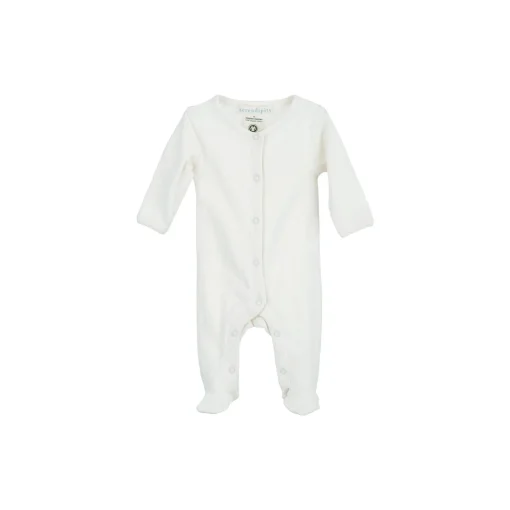 Nyfødt ribdragt, offwhite