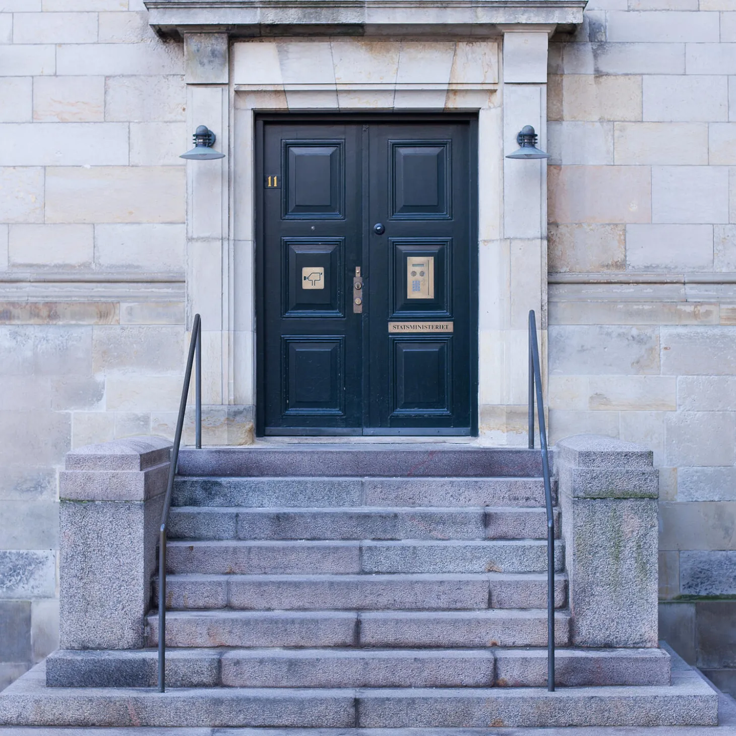 Nyhavn udendørs væglampe, brushed copper