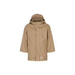 October Long Rain Jacket, sepia brown