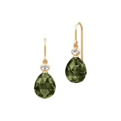 Ofelia Øreringe, olive green
