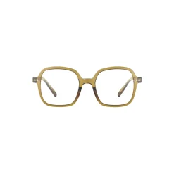 #OFFICE READING briller, golden green
