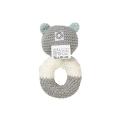 Oline bamse rangle, white/grey/blue